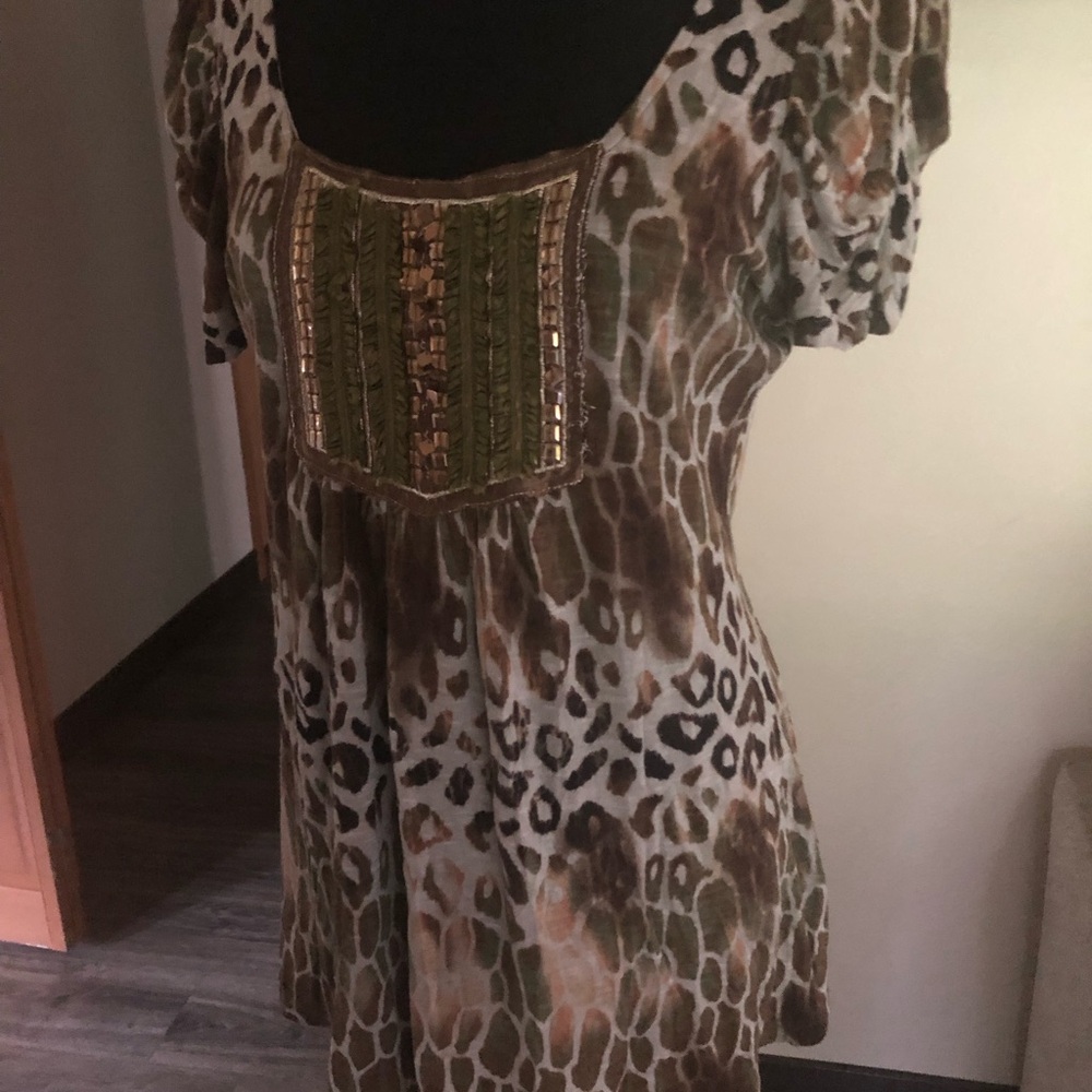 Leopard Print Women's Top